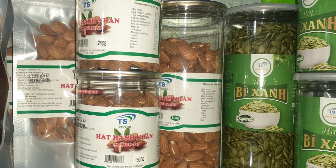 Hạt hạnh nhân Mỹ 500g