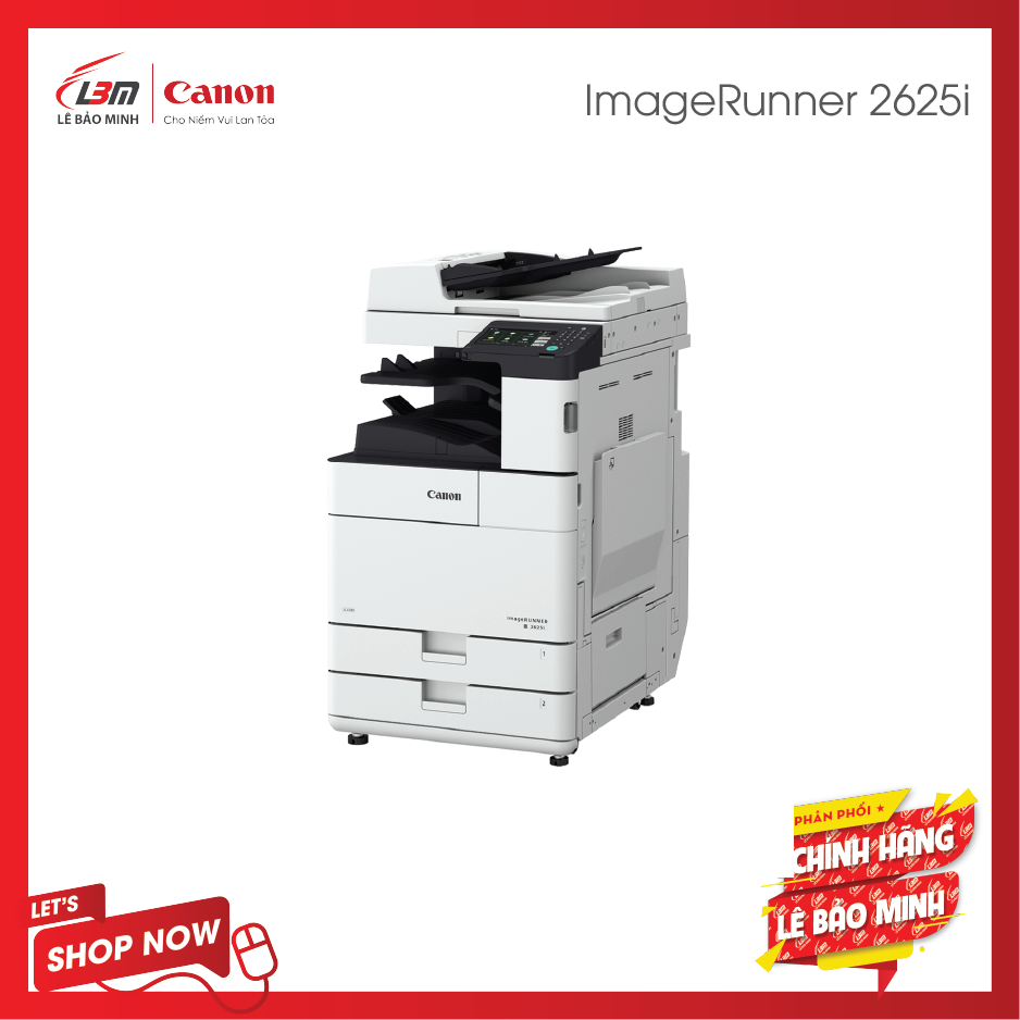 [GIFT- Đồng Hồ] Máy Photocopy Canon – iR2625i (DF AY1, duplex C1,Wifi)