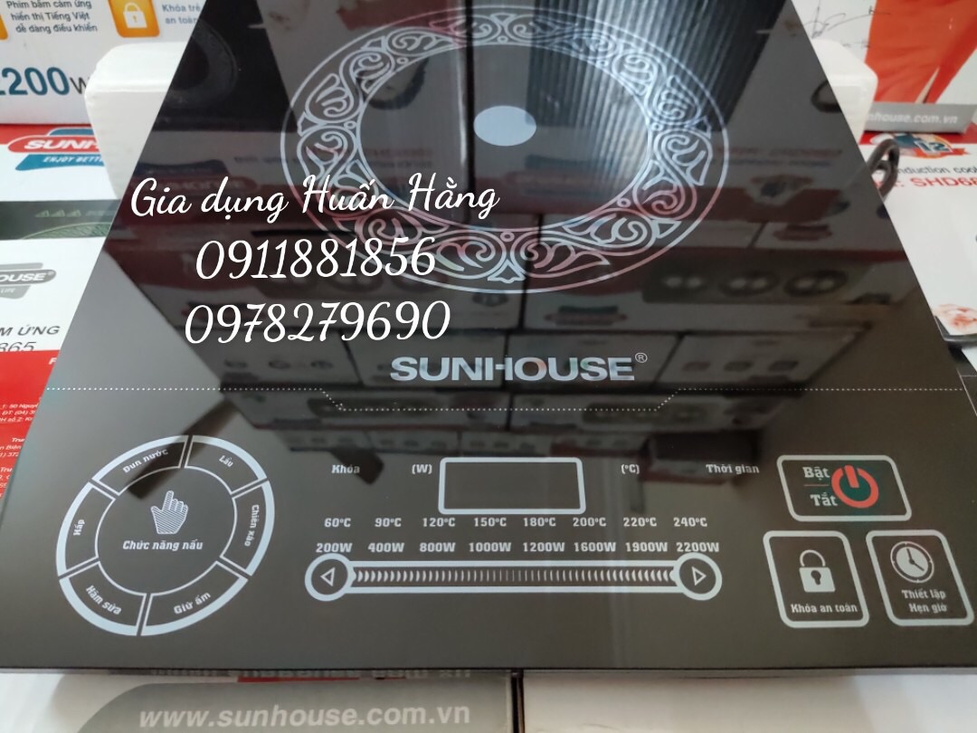 [HÀNG MỚI CHÍNH HÃNG] BẾP TỪ CẢM ỨNG CAO CẤP SUNHOUSE SHD6865
