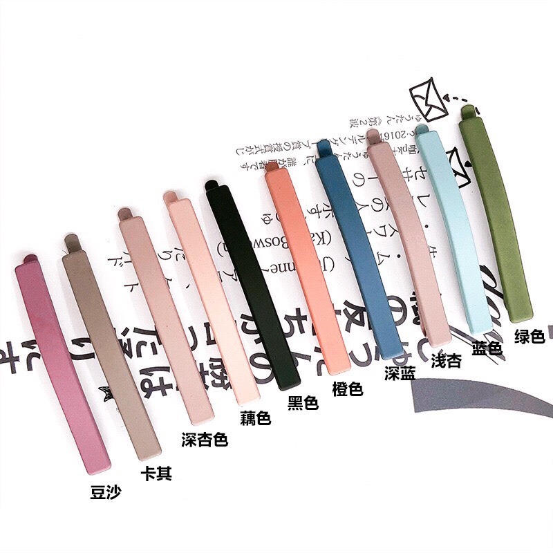 [HCM]SET 5 - KẸP TÓC MÀU MORANDI ĐƠN GIẢN HÀN QUỐC - Vanta shop