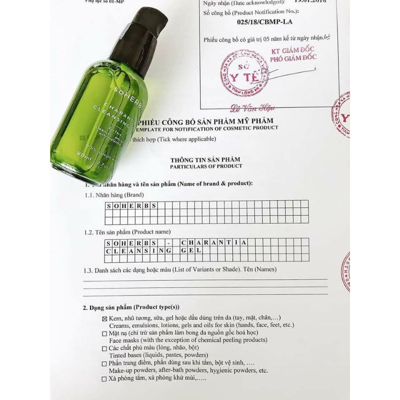 [Chính Hãng] Sữa Rửa Mặt Khổ Qua Charantia Cleansing ɡel - Mỹ Phẩm soHERBs