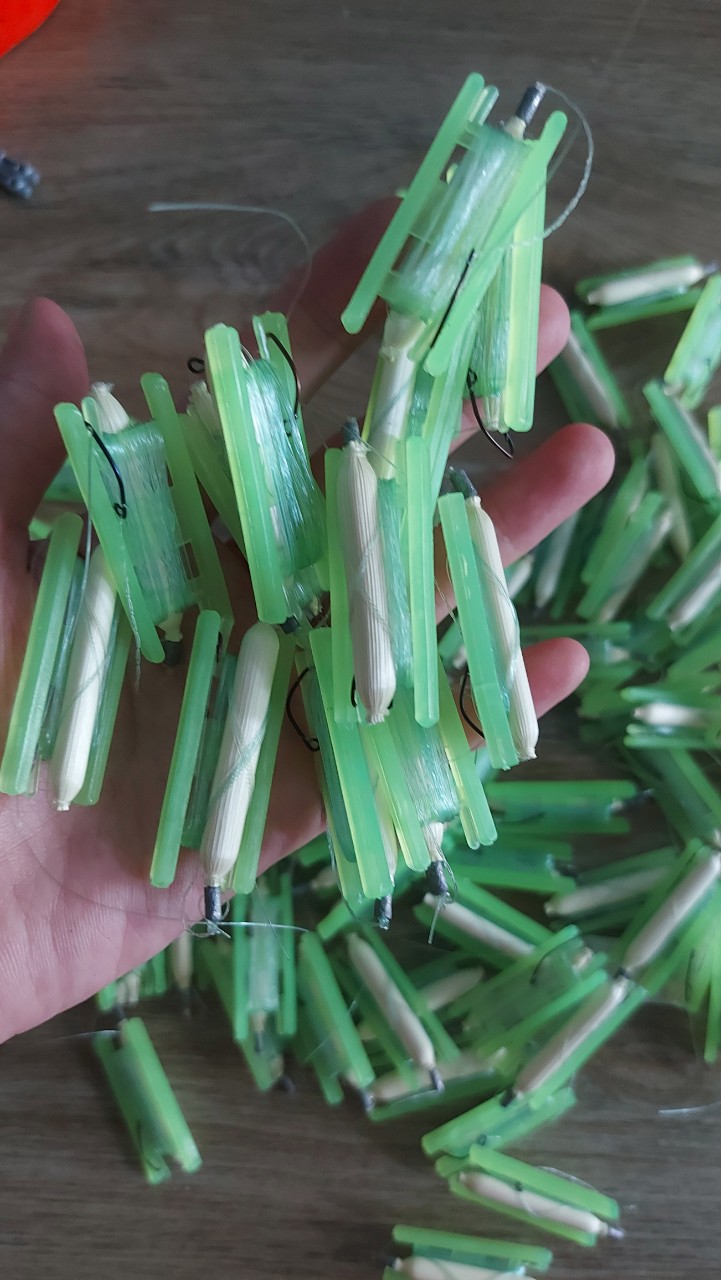 Combo 5 - 50  bộ dây phao lưỡi câu cá rô , cá trê