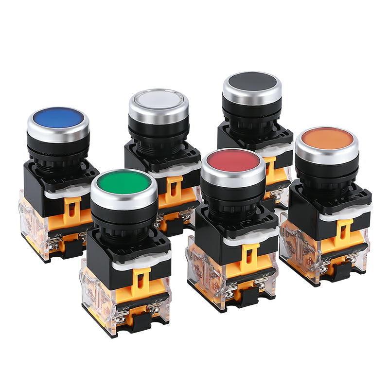 [HCM] Nút Nhấn Nhả - Nút Nhấn Tự Giữ Không Đèn Phi 22 LA-38