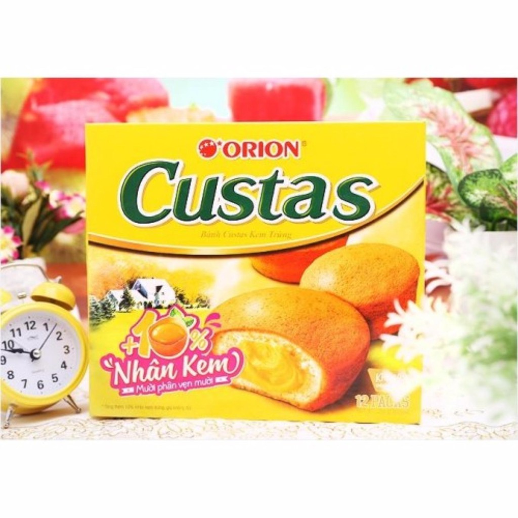 Bánh Custas kem trứng hộp 14 cái