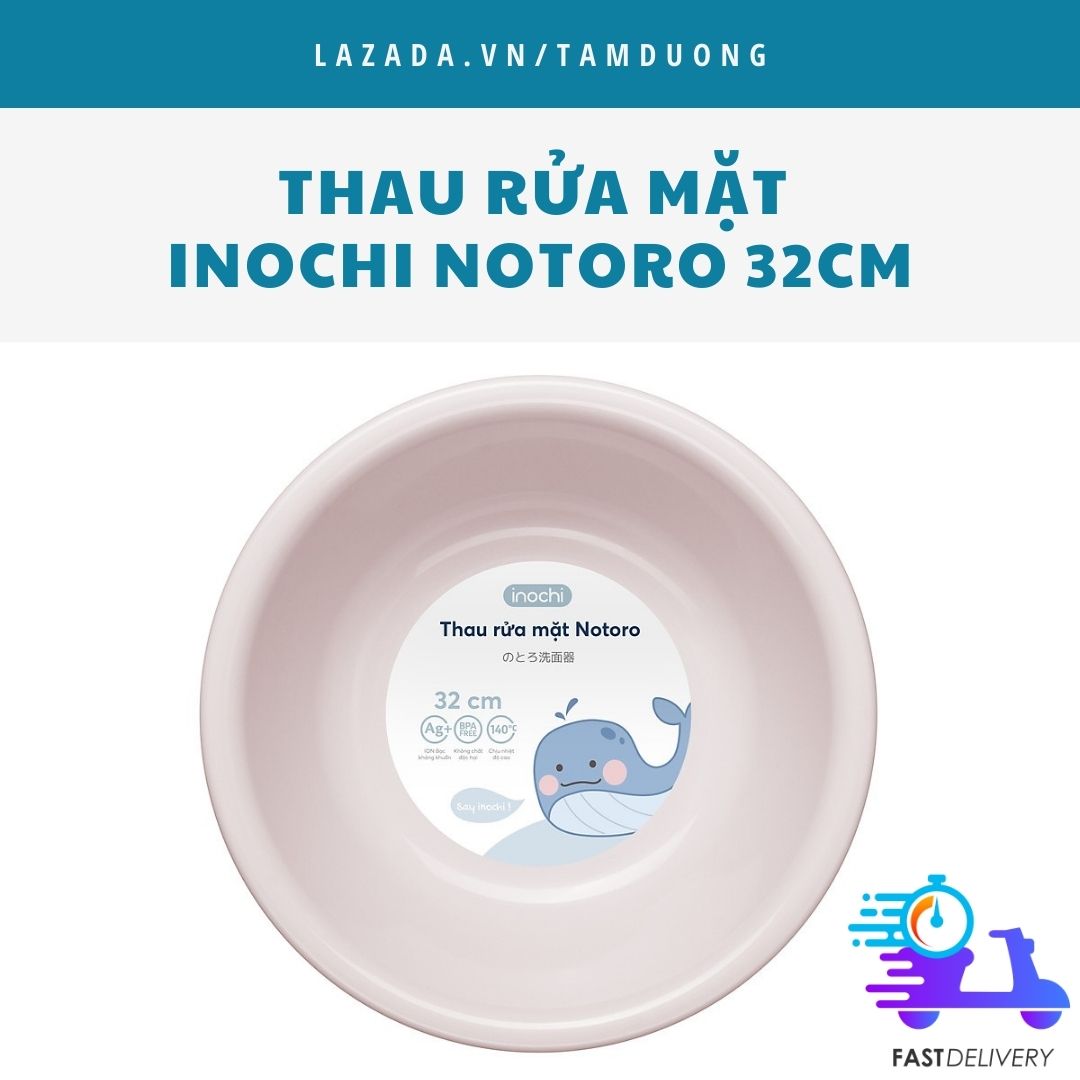 Thau rửa mặt Inochi (32cm) [HCM-Giao hoả tốc 2h]