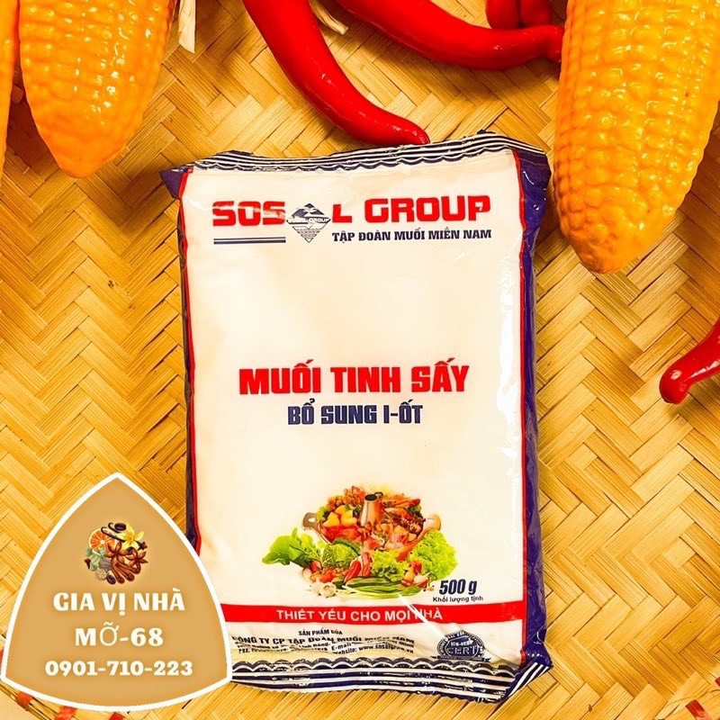 Muối i -ốt tinh sấy loại 1kg