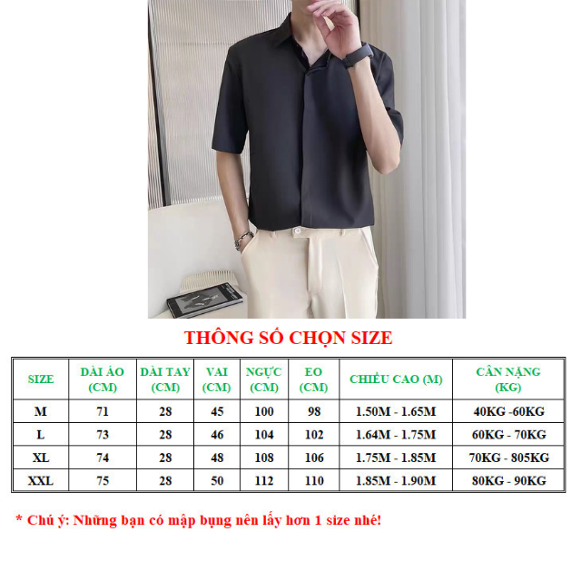 Áo sơ mi rộng tay ngắn nhiều màu unisex nam nữ GIẤU NÚT chuẩn form Hàn Quốc vải lụa mềm mịn mát 40-90kg MRN02