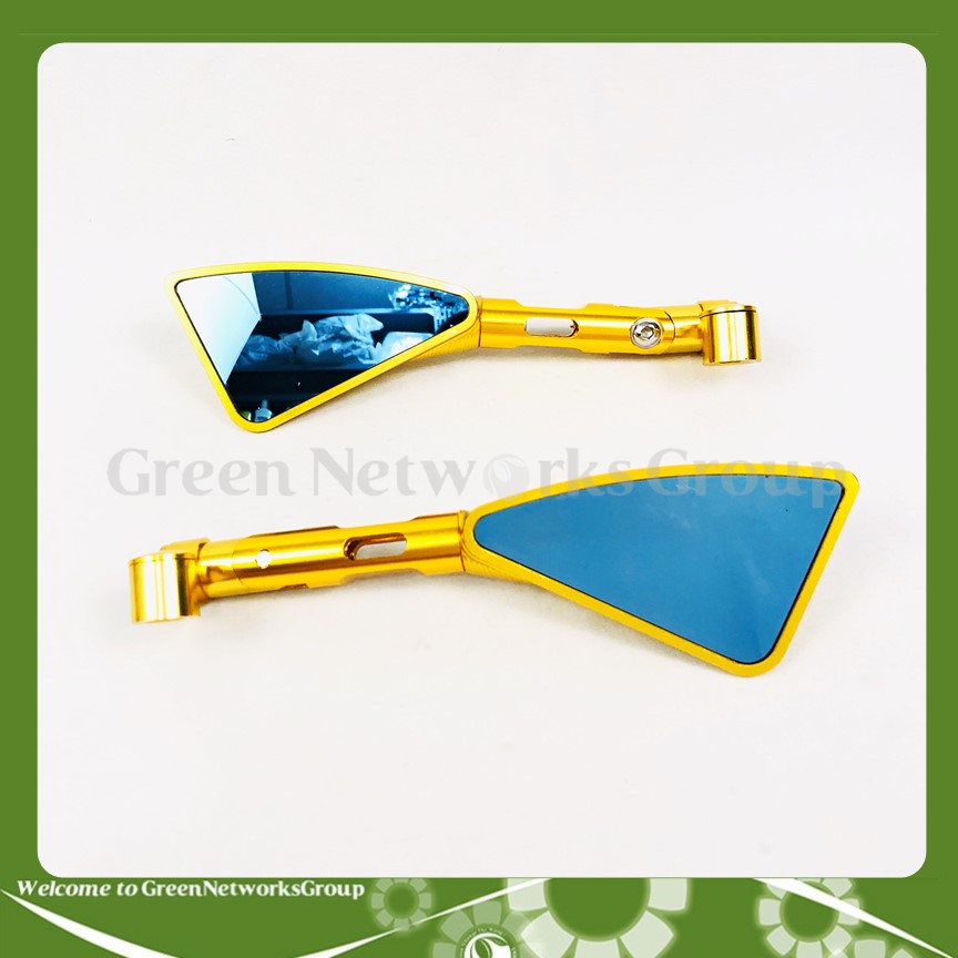 Kính búa 3 cạnh Rizoma CNC gắn xe máy Greennetworks