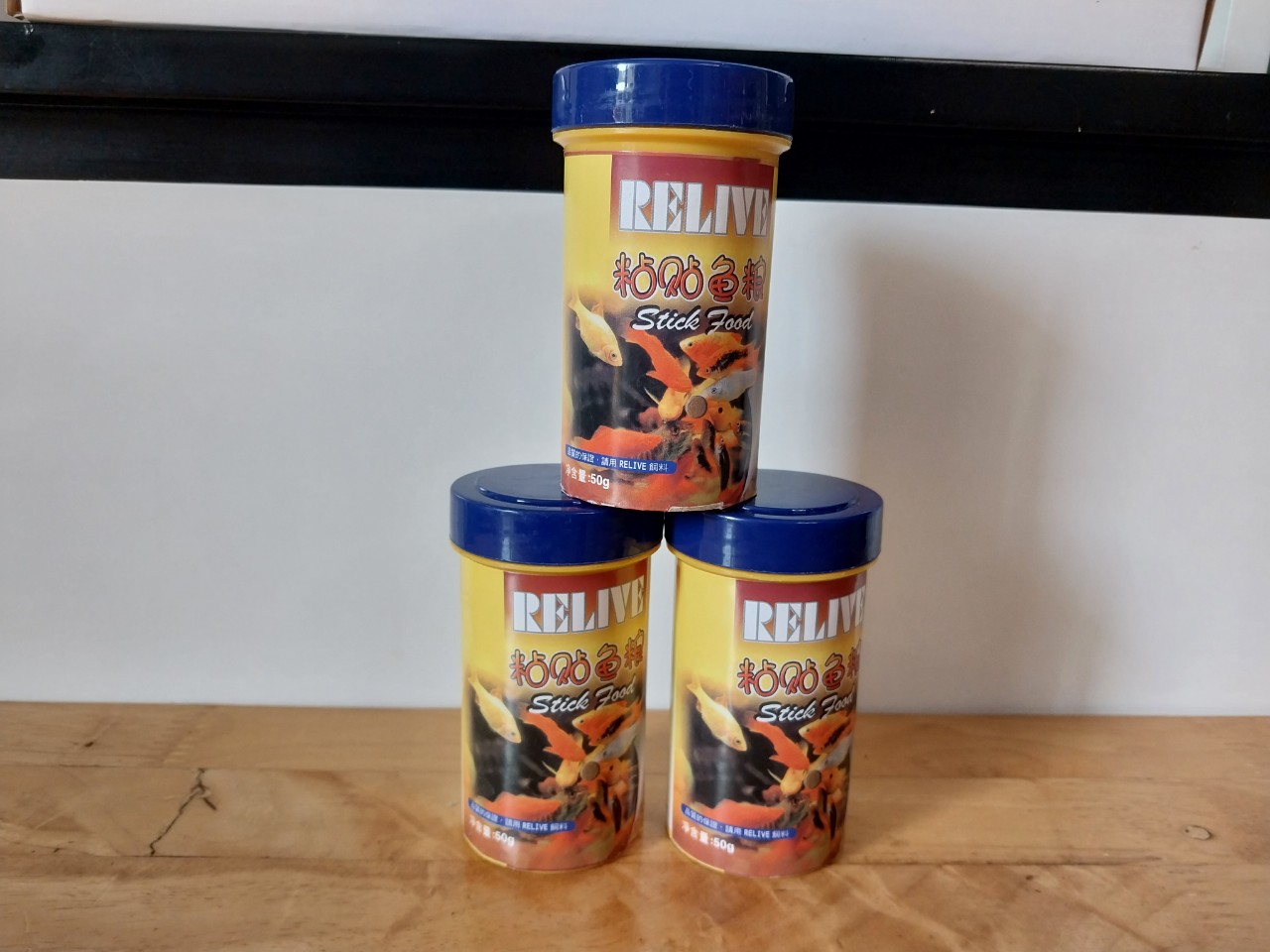 Thức ăn viên dán kính Relive 50g