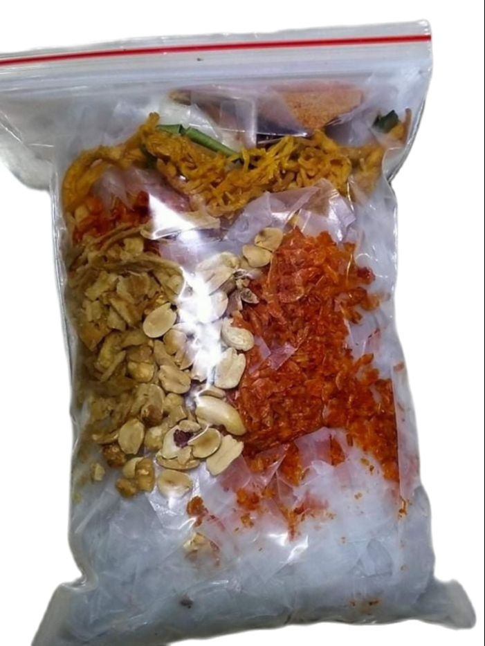 1 bịch bánh tráng sốt bò(khô gà khô mực)