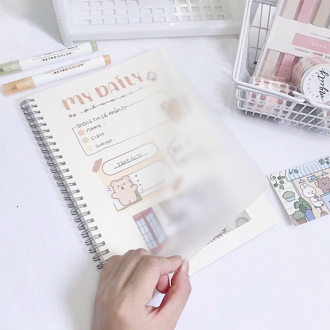Combo 2 sổ Dot Grid B5 120 trang 100GSM KLONG làm BulletJournal/Take-Notes