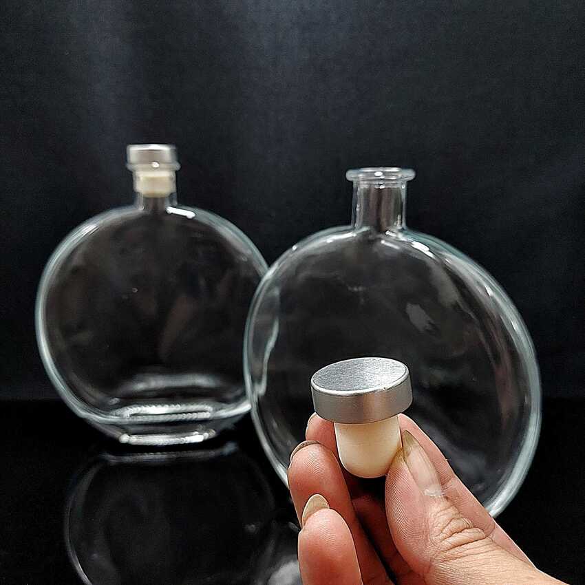 Chai Đựng Rượu Thủy Tinh 500ML fullMoon nắp cao su bọc thiếc – Chai Thủy Tinh Đựng Rượu – Mẫu Chai Rượu Đẹp - Bình Đựng Rượu Thủy Tinh (C21)