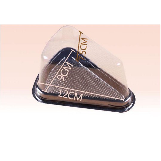 [HCM]Hộp Nhựa Tam Giác Đế Đen A03 ( 10 Cái )