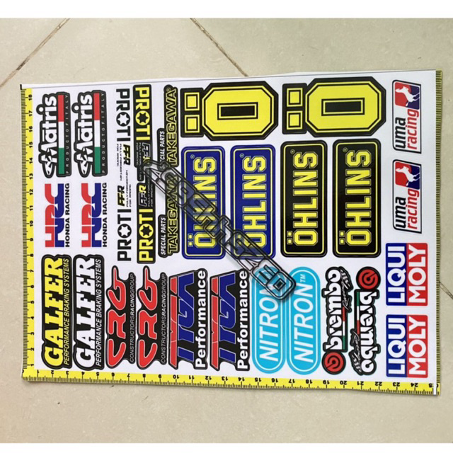 FREE SHIP+ QUÀ TẶNG] Set logo nhãn hiệu đồ chơi xe máy