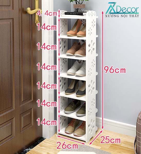 Cabinet shelf shoe high-end smartphones, shelving racks shoe White