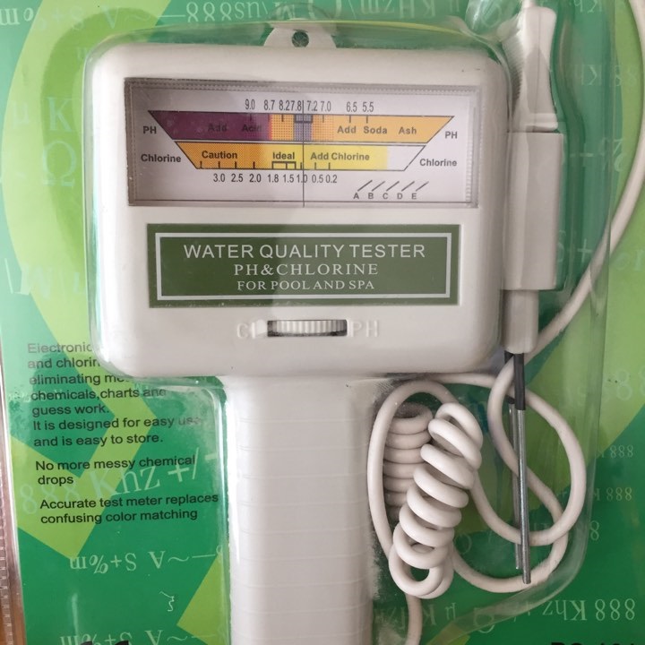 Máy đo nồng độ Clo - Ph nước hồ bơi , Bút test Clo - Ph