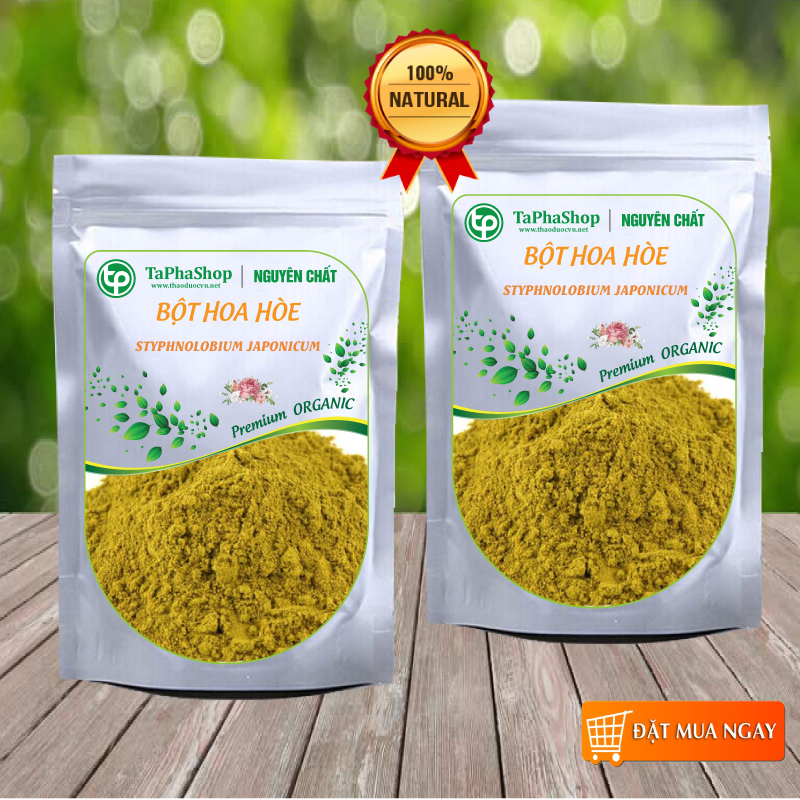 Bột hoa hòe nguyên chất 500gr - Thảo Dược Tấn Phát