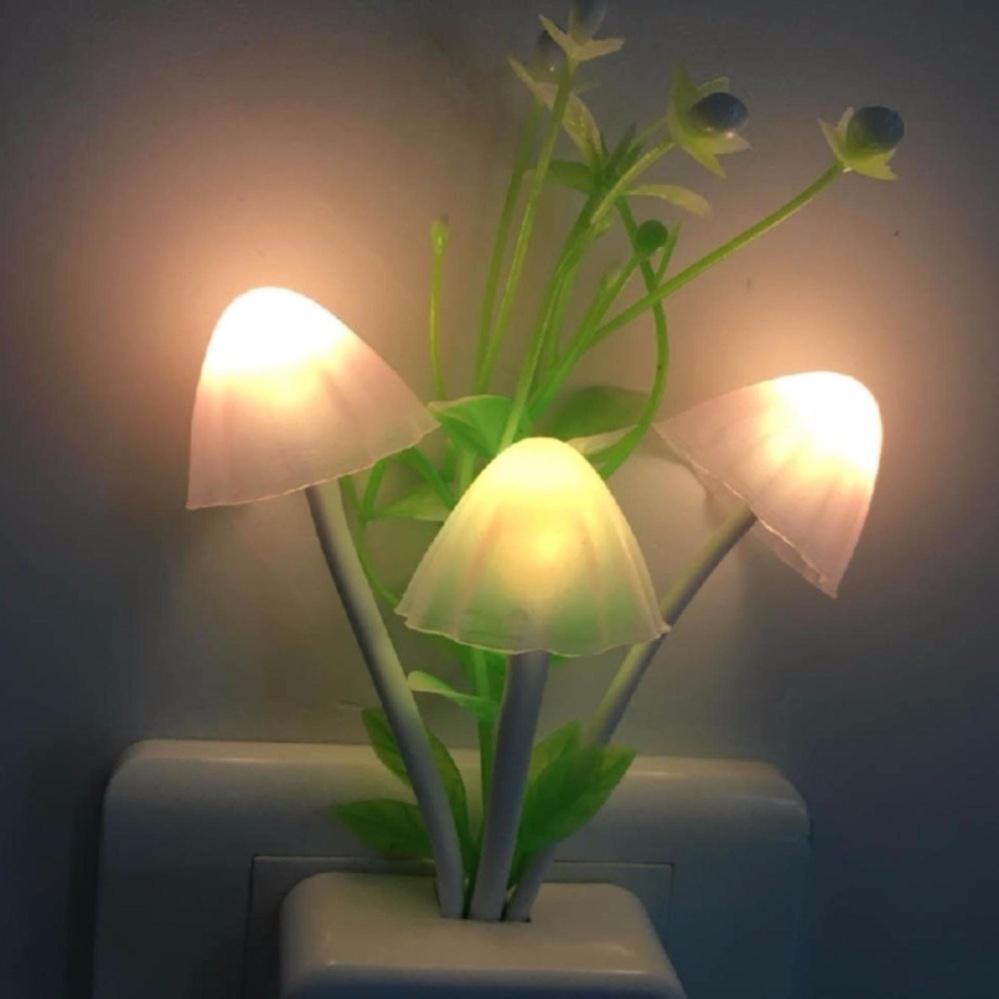 Đèn ngủ cảm biến đổi màu hình nấm