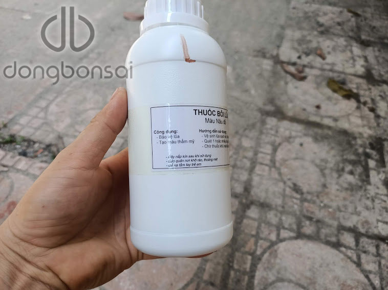 Bôi lũa bonsai màu nâu đỏ 500ml
