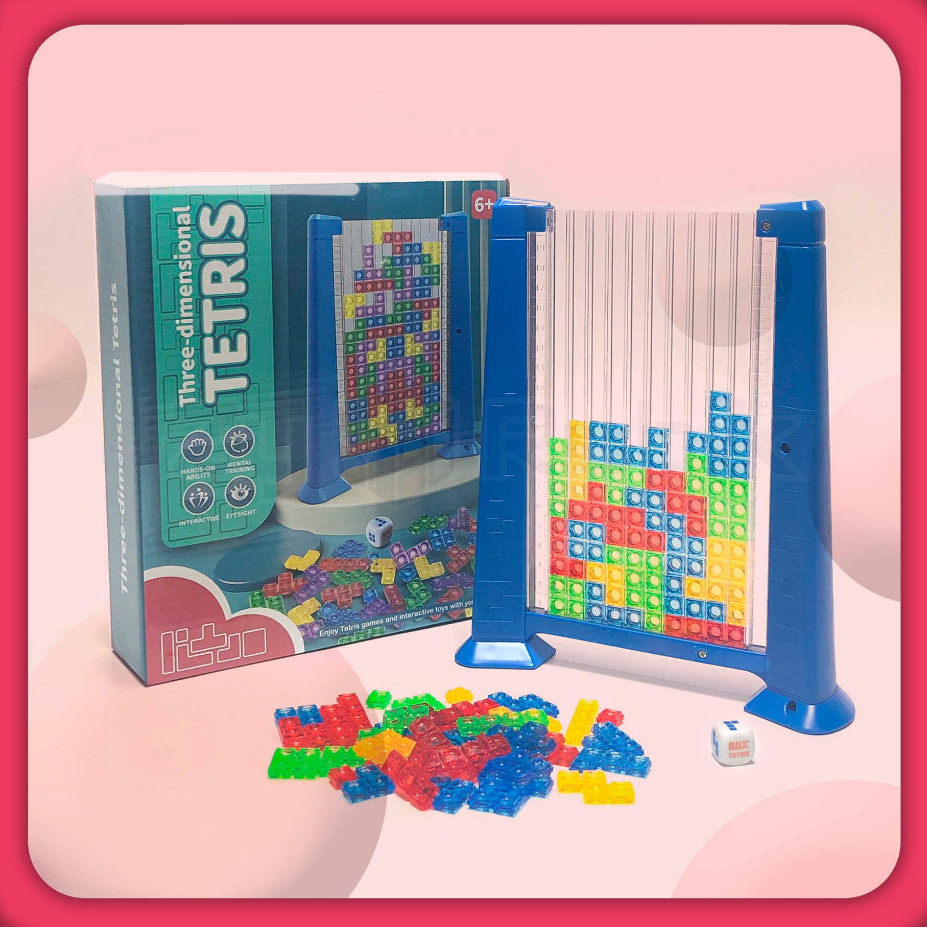 Tetris Funny Creative bricks puzzle toy brain teaser development toys-zyo Rubik
