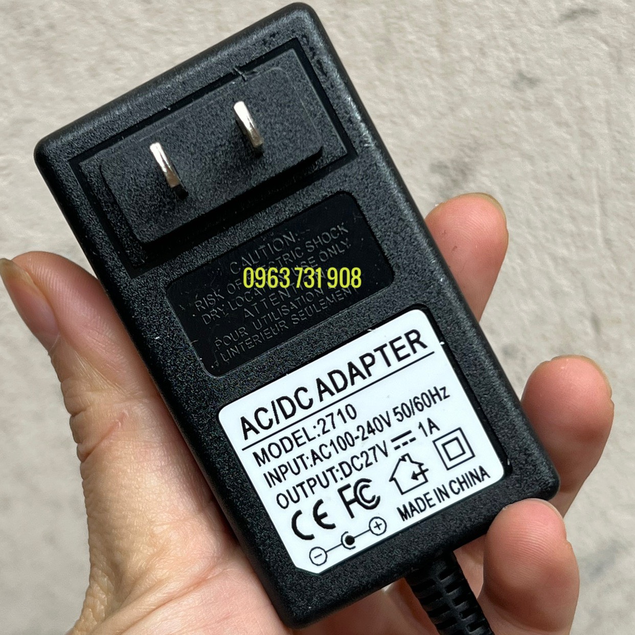 Adapter nguồn 27v 1a loại tốt