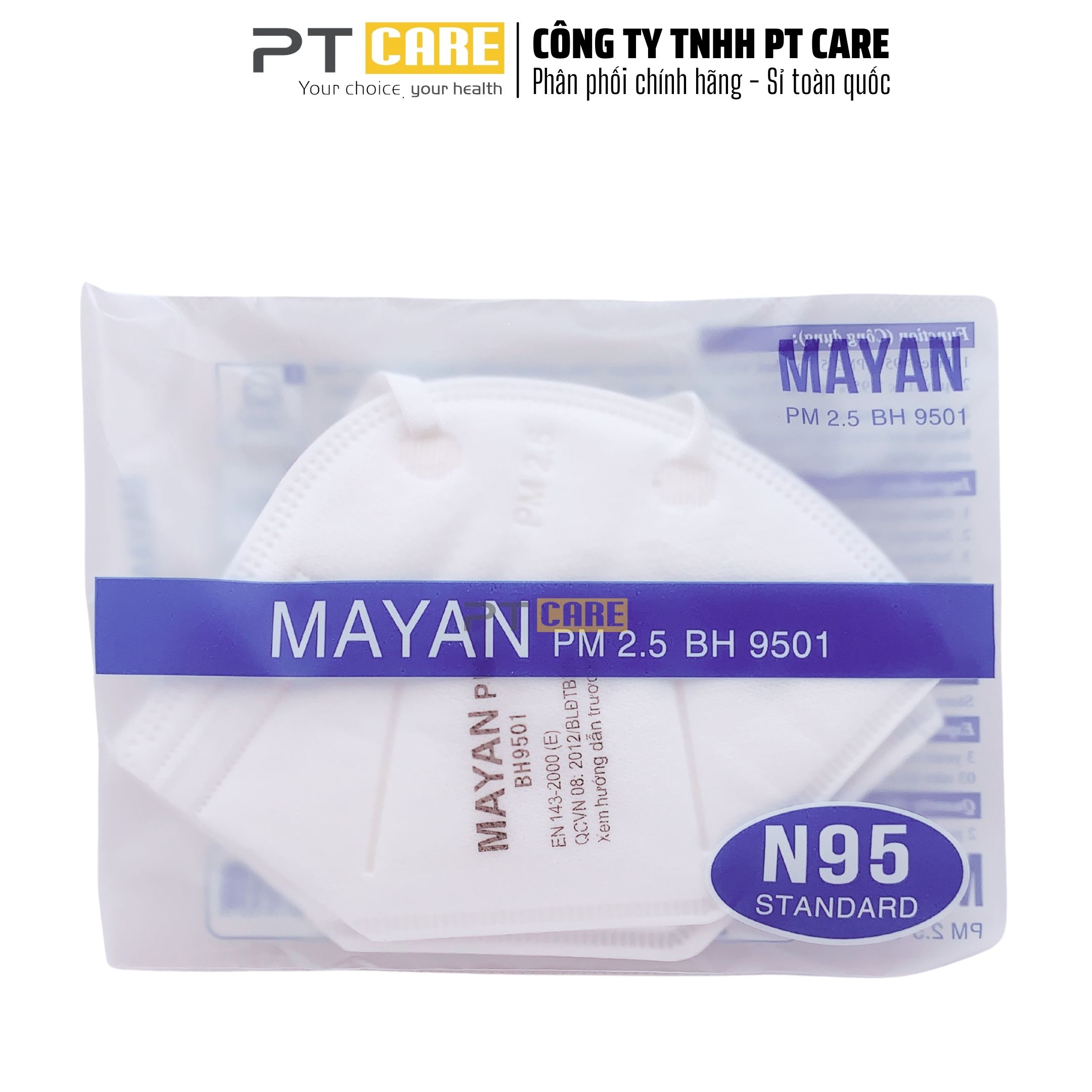 PT CARE | Khẩu trang Mayan N95/ 3D/ Jomi