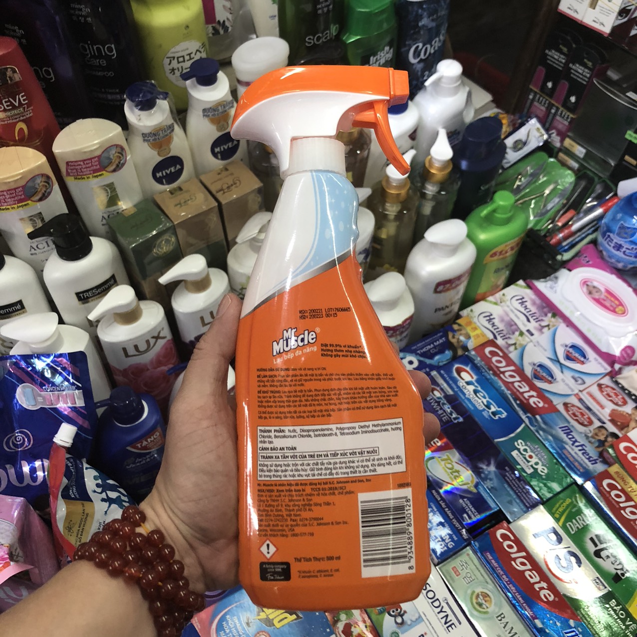 Lau bếp đa năng Mr Muscle 5in1 500ml