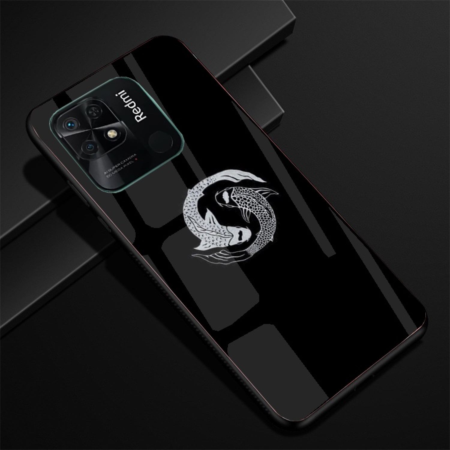 Ốp lưng kính xiaomi redmi 10c hình in 3d sáng bóng cao cấp