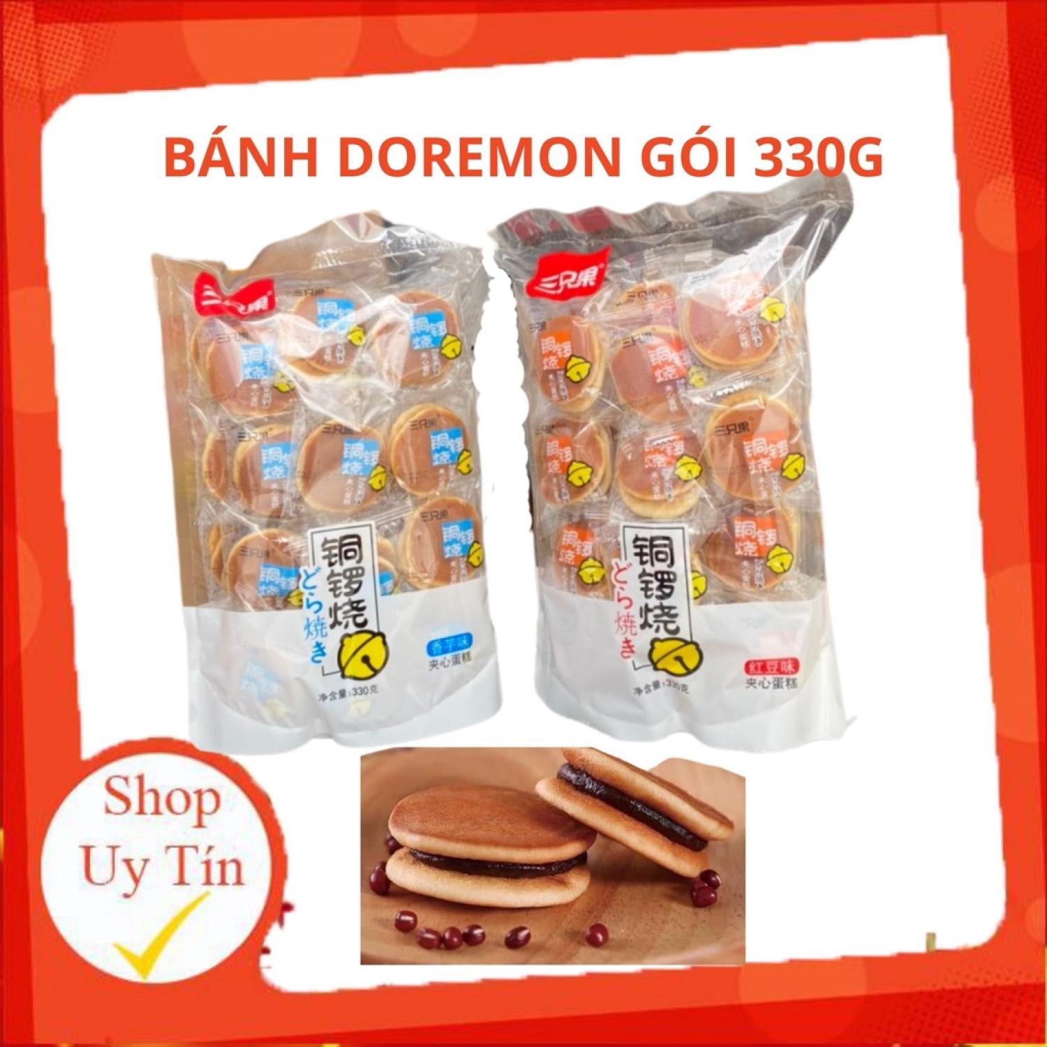 Bánh Doremon Nhân Đậu Xanh - Khoai Môn