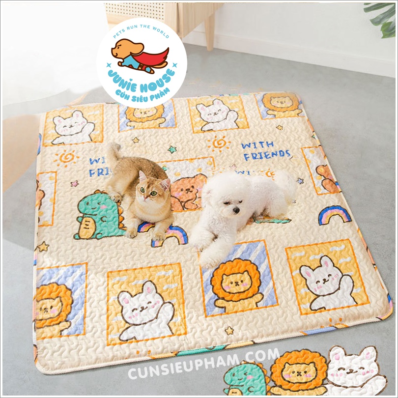 Thảm nệm bông êm ái cho chó mèo (chống thấm nước)