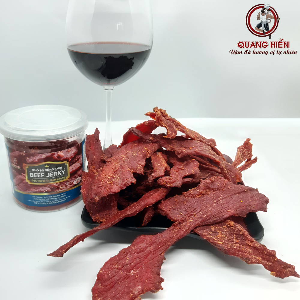 Beef Jerky khô bò xông khói 100g