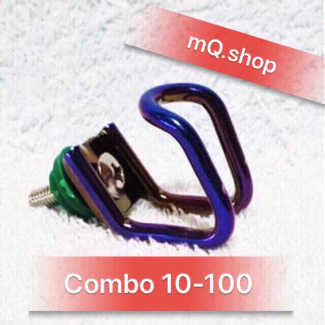 Combo (10 chiếc) móc treo đồ xe máy 7 mầu 2018