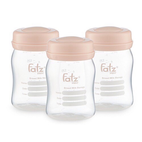 Bộ 3 bình trữ sữa Fatzbaby