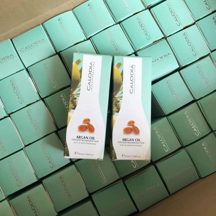 Tinh dầu calodia argan oil dưỡng tóc 55ml - tinh dầu phục hồi tóc argan oil calodia