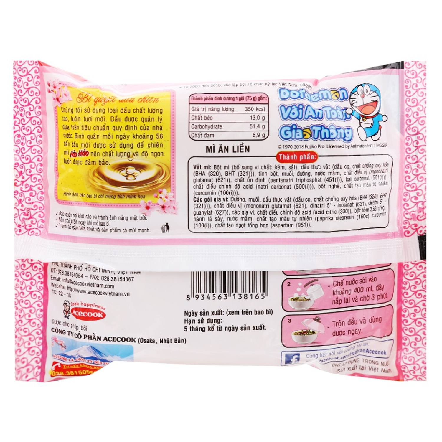 10 gói Mì Tôm Hảo Hảo Chua caʏ gói 75g