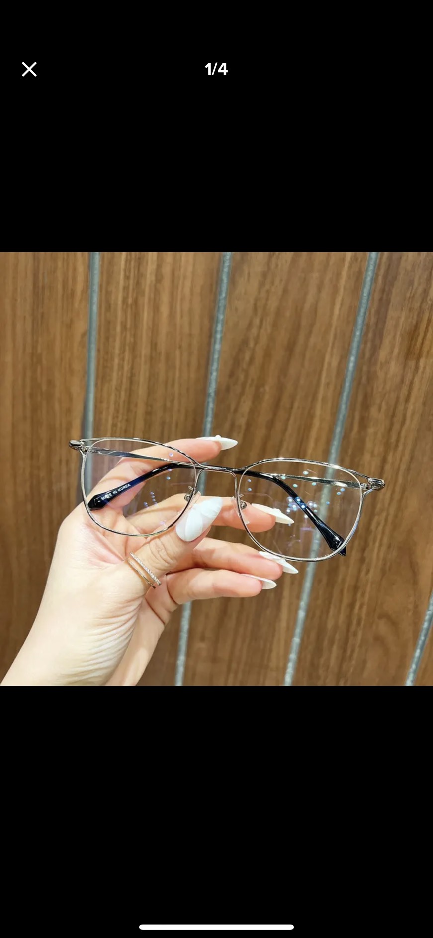 Gọng kính cận viền sắt siêu bền