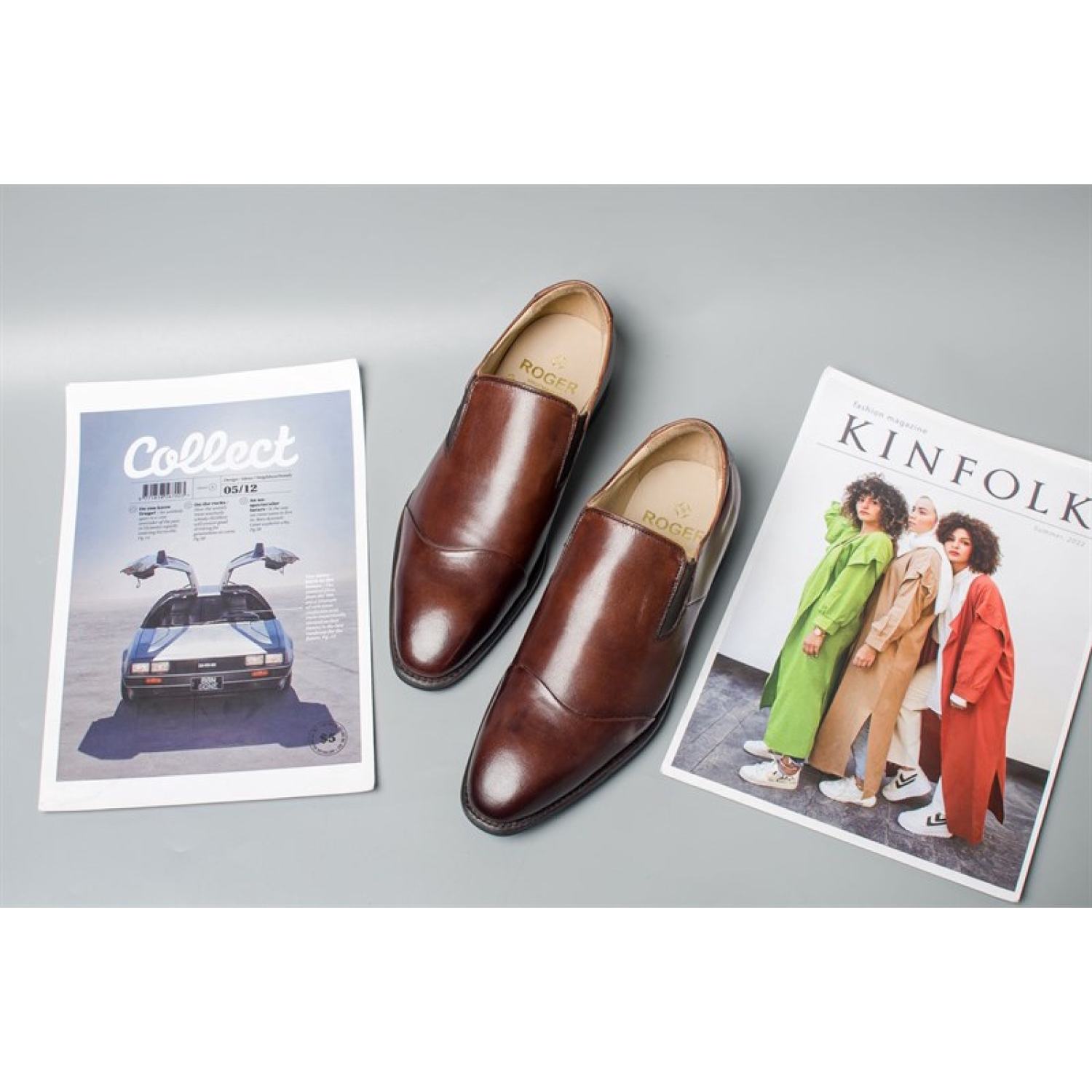 Giày Lười Loafer Công Sở Chất Liệu Da Bê Nhập Khẩu(CNES 42)