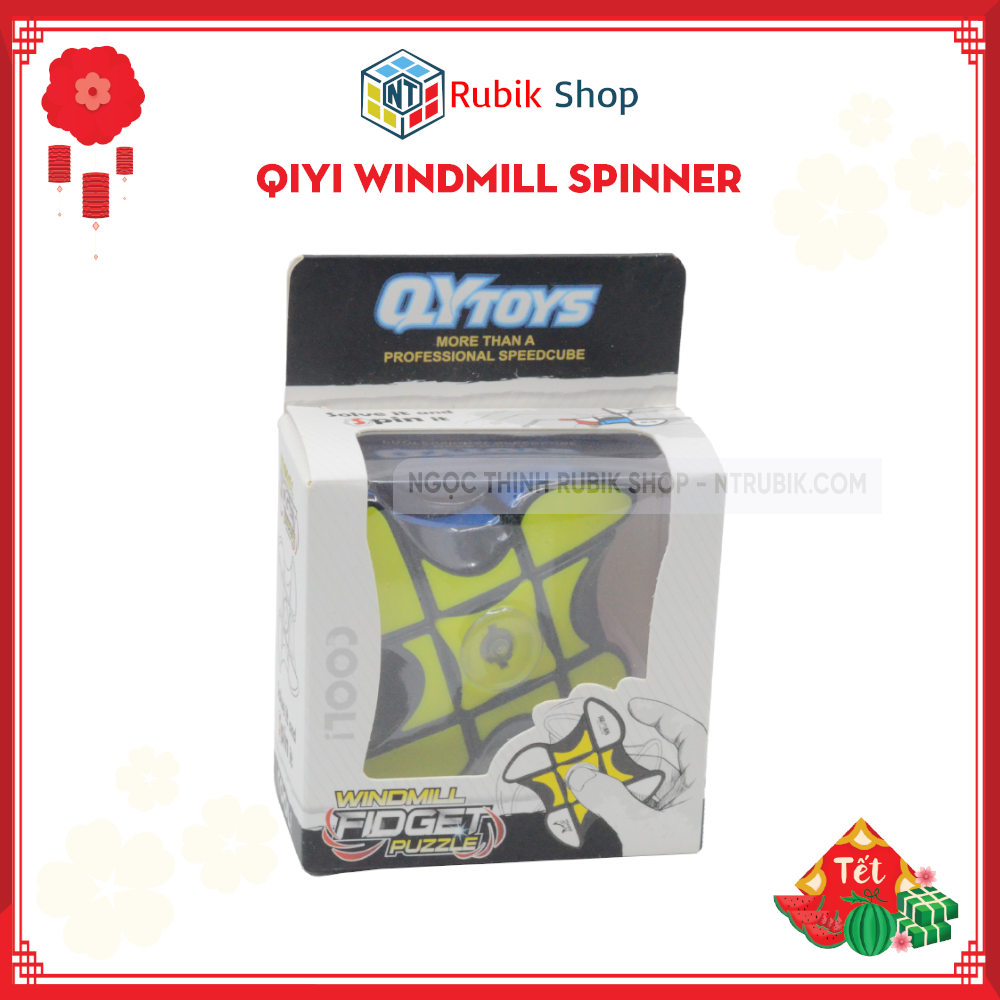 [Hoàn tiền 10%][Rubik Biến Thể] Rubik QiYi Windmill spinner đồ chơi giải trí