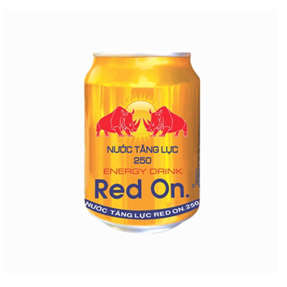 [Thùng 24 lon] Nước tăng lực Red On 250ml