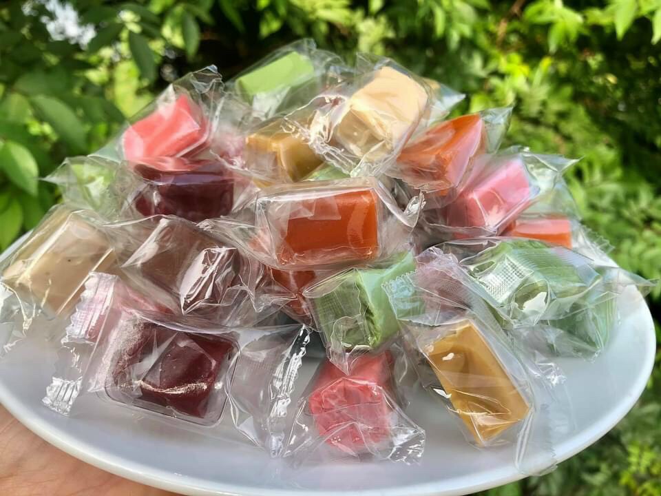 (FREESHIP) 1kg Kẹo dừa dẻo thập cẩm Bến Tre- đồ ăn vặt