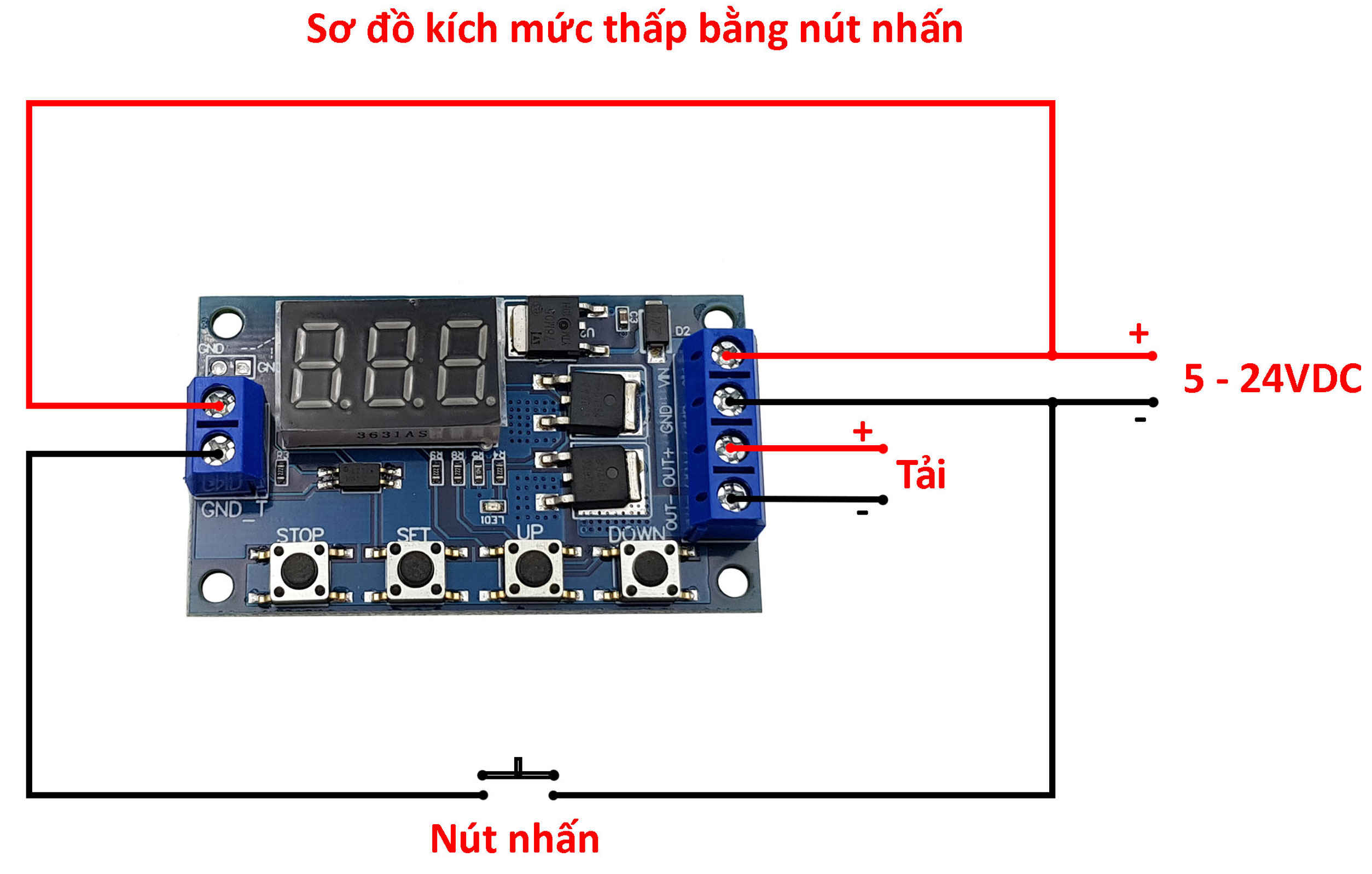 Mạch tạo trễ đóng ngắt theo chu kì