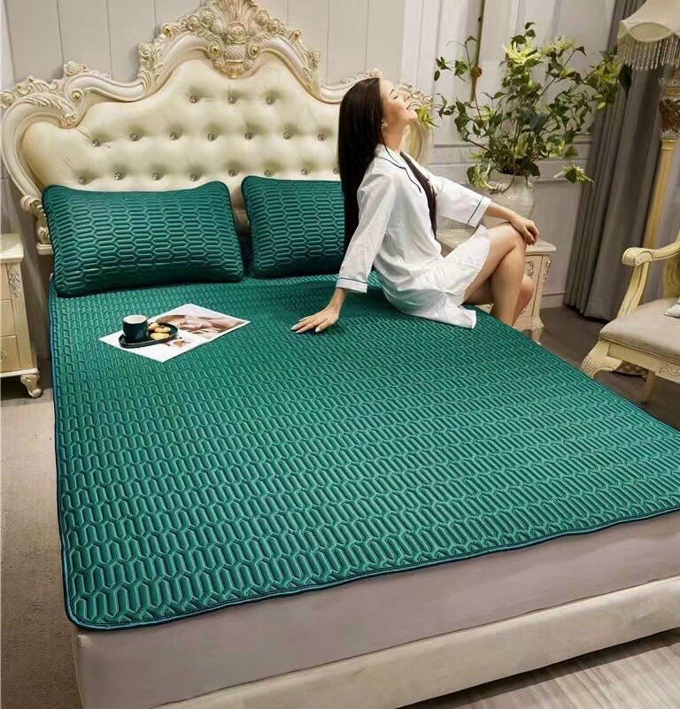 Chiếu điều hoà chiếu cao su non (tặng kèm gối)