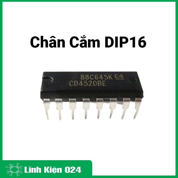 Ic cd4520 sop16/dip16 điện áp cao