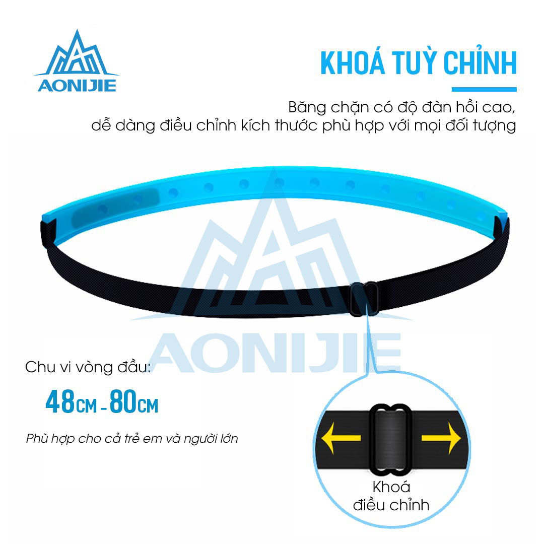 Dây Chặn Mồ Hôi Silicon Sweat Headband Aonijie E4088