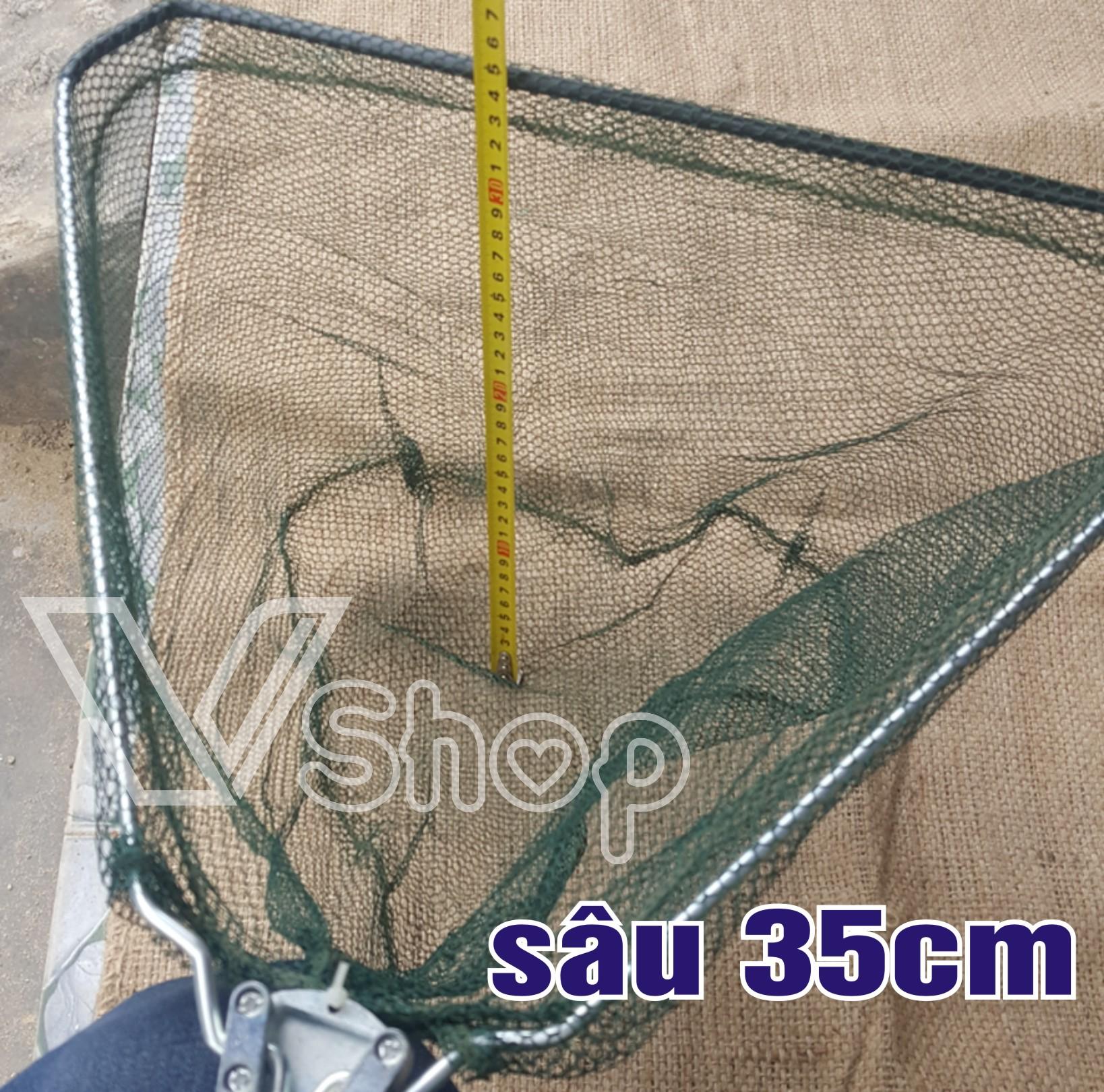 Vợt bắt cá, vợt câu cá, xếp gọn. phụ kiện đánh cá.