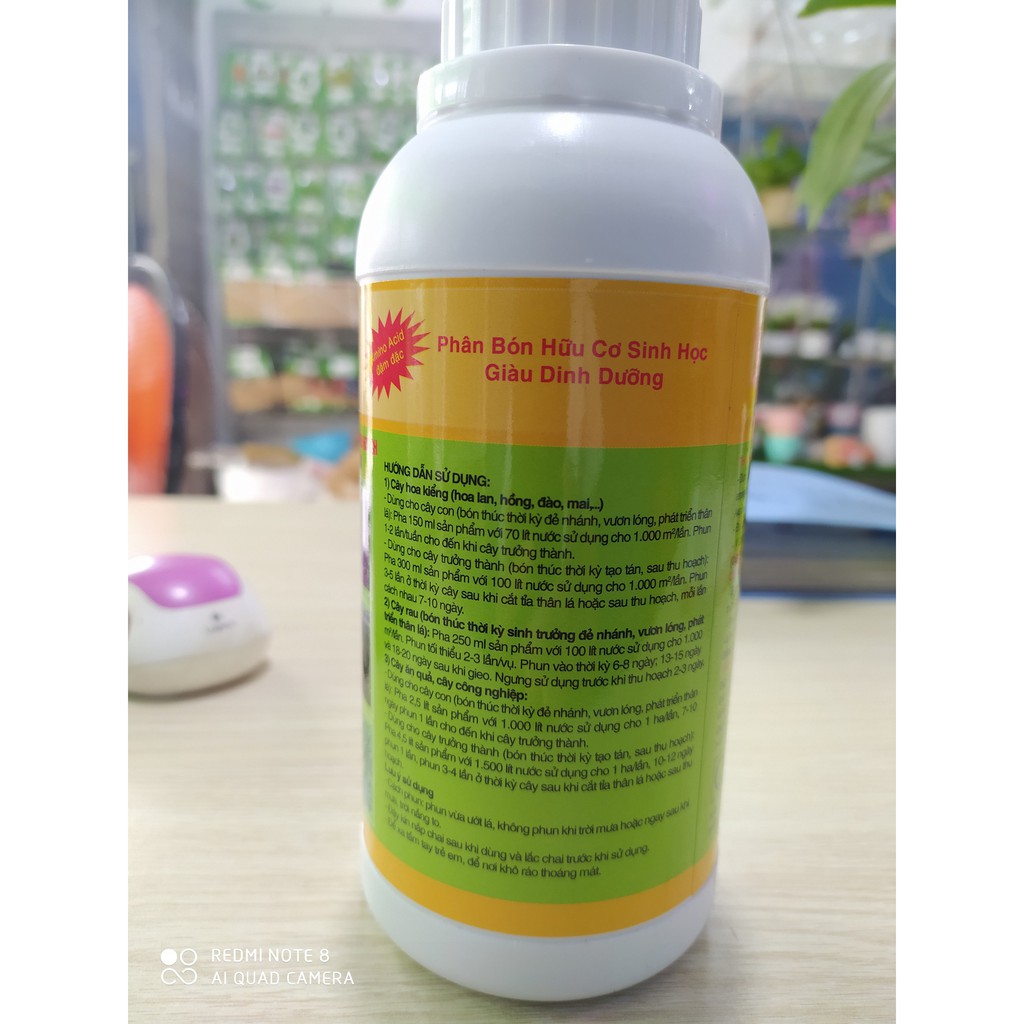 Phân bón trùn quế - số 01 -500ml
