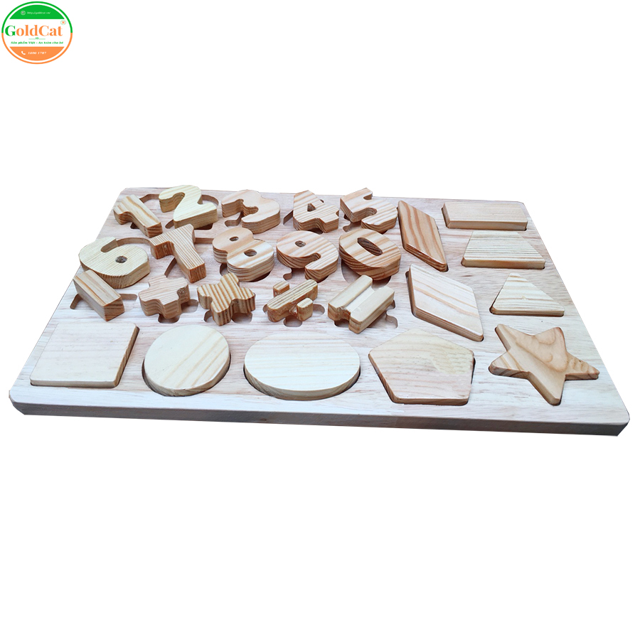 Bảng Chữ Bằng Gỗ Cho Bé