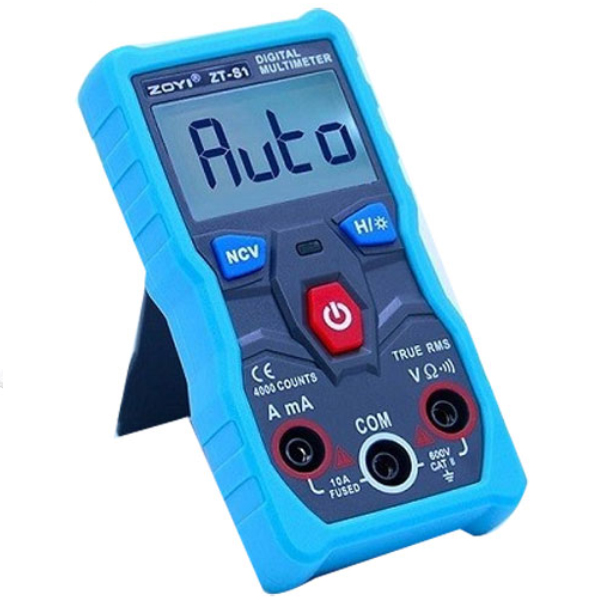 Đồng Hồ Đo Điện Vạn Năng Zoyi Zt-S1 Tự Động Điều Chỉnh Thang Và Chế Độ Đo, Hiển Thị Kỹ Thuật Số Đồng Hồ Đo Von Kế, Đo Tụ, Điện Áp Đa Năng - Hàng Chính Hãng BH 12 tháng