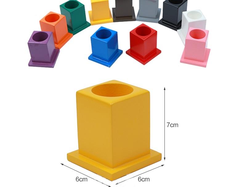 Bộ 11 ống đựng bút chì (Set of 11 colored pencil holders)