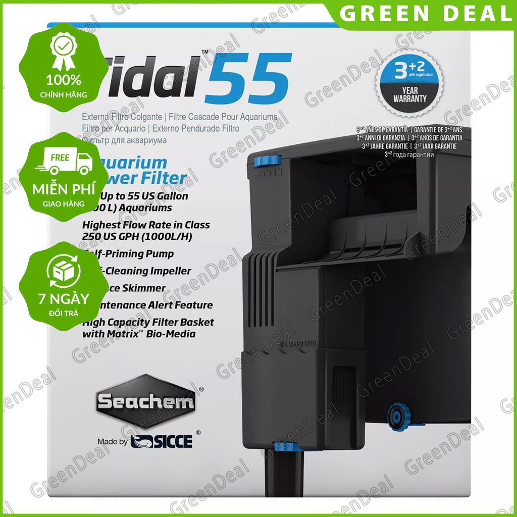 SEACHEM - Power Filter Tidal | Máy lọc thác cho hồ cá thủy sinh